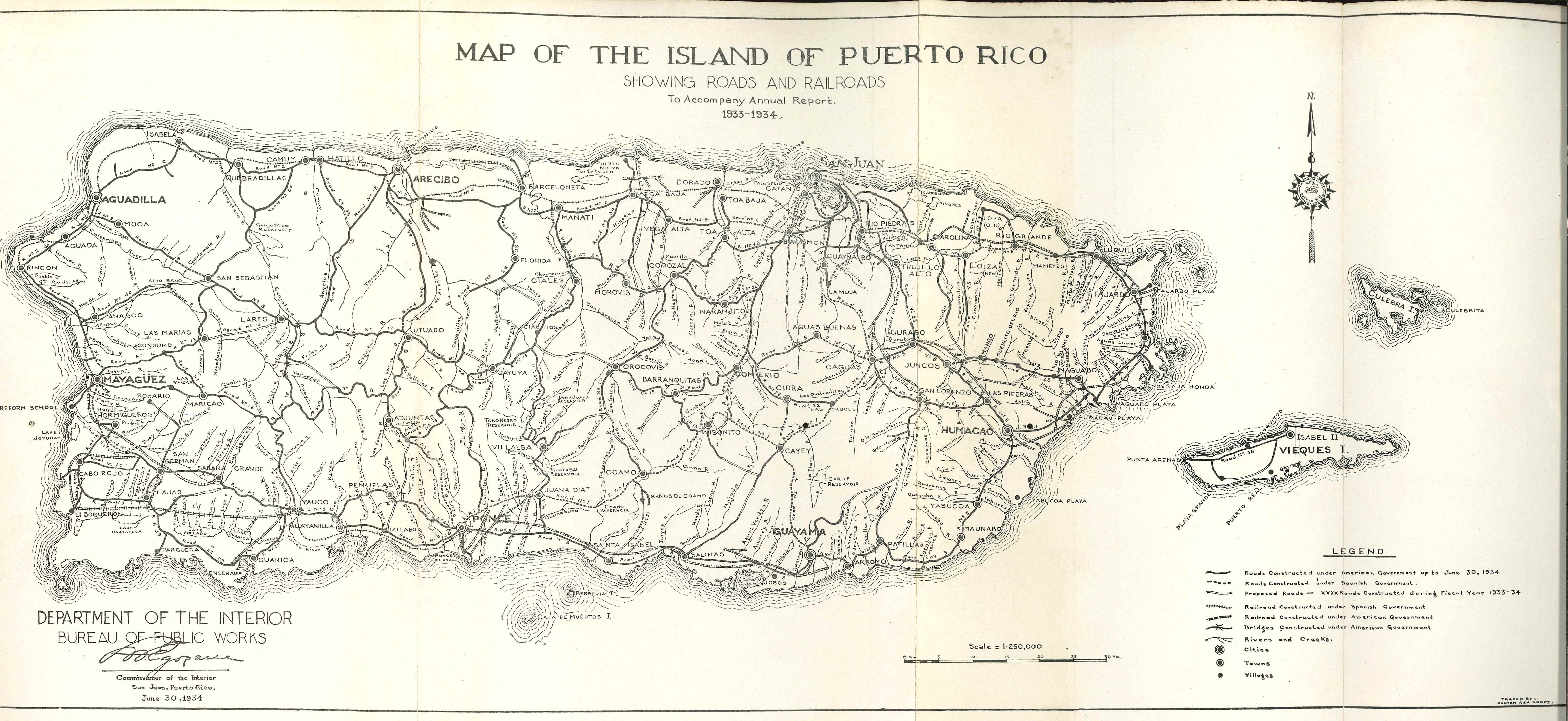 Miniatura del mapa histórico de Puerto Rico. Abir para más información.